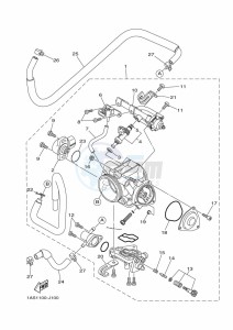 YFM700R (BMD7) drawing THROTTLE BODY ASSY 1