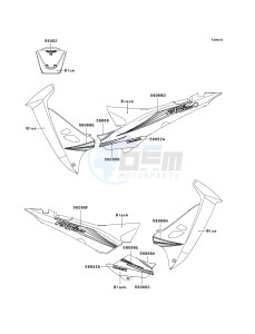 AN 112 D (D6F-D7F) D6F drawing DECALS-- BLUE- --- D6F- -