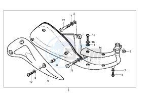 LX 125 drawing Silencer