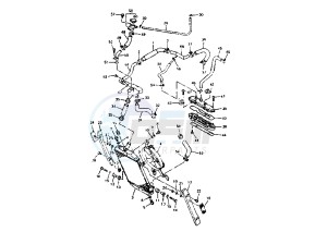 XVZ ROYAL STAR 1300 drawing RADIATOR-HOSE MY96