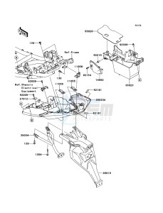 VERSYS KLE650CCF XX (EU ME A(FRICA) drawing Rear Fender(s)