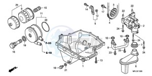 CBR1000RA9 UK - (E / ABS MKH MME) drawing OIL PAN/OIL PUMP