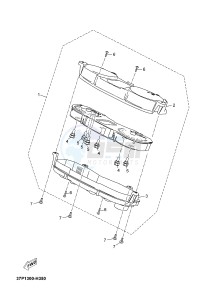 YP125RA (ABS) X-MAX 250 X-MAX 250 (1YS6 1YS6 1YS6) drawing METER