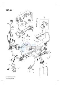 UH125Z BURGMAN EU drawing WIRING HARNESS