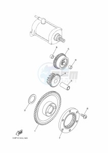 YFM700FWAD GRIZZLY 700 EPS (BLTL) drawing STARTER CLUTCH