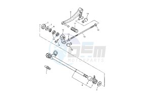 XJR 1300 drawing SHIFT SHAFT