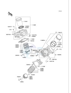 VN 750 A [VULCAN 750] (A6F) A6F drawing CYLINDER_PISTON-- S- -