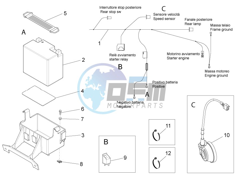 Central electrical system