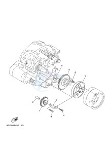 XTZ125E (1SB1) drawing STARTER CLUTCH