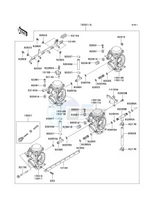 ZX 600E [ZX-6 NINJA ZZR 600] (E10-E13 E13 CAN ONLY) ZZR 600 drawing CARBURETOR