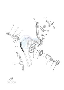 YZ250X (BJ41) drawing CAMSHAFT & CHAIN