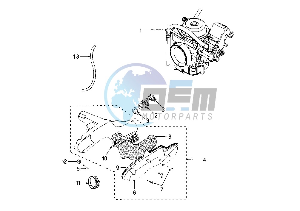 CARBURETOR ELYSEO 150