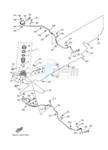 YXF850ES YXF85WPSJ WOLVERINE X (BG4A) drawing MASTER CYLINDER