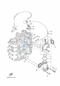 F130AETX drawing EXHAUST