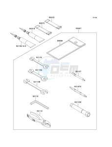 JT 1500 B [ULTRA 250X] (B7F-B8F) B8F drawing OWNERS TOOLS