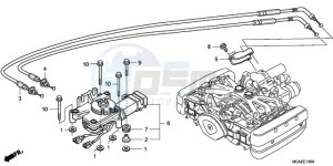 GL18009 SI / AB NAV - (SI / AB NAV) drawing REVERSE SHIFT ACTUATOR