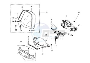 SV - 250 cc drawing STEERING HANDLE