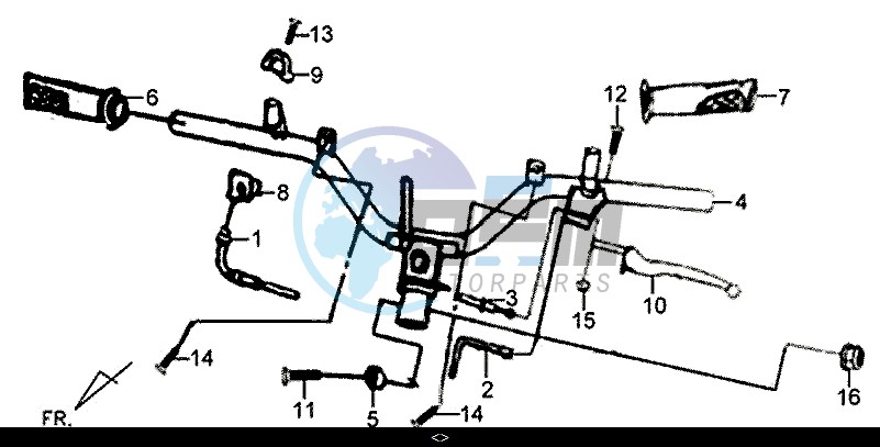 CABLE SWITCH HANDLE LEVER