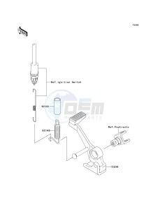 ZR 1000 B [Z1000 EUROPEAN] (B7F-B9F) 0B8F drawing BRAKE PEDAL