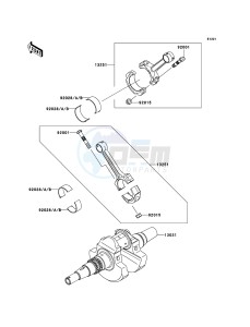 KVF650 4x4 KVF650D6F EU GB drawing Crankshaft