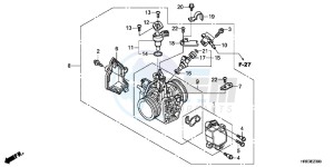 TRX500FMD TRX500FM Europe Direct - (ED) drawing THROTTLE BODY