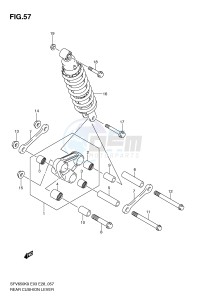 SFV650 (E3-E28) Gladius drawing REAR CUSHION LEVER