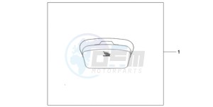 VFR800A9 UK - (E / ABS MME) drawing TOP BOX INNERBAG