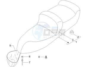 X9 125 Evolution potenziato (UK) drawing Saddle seats - Tool roll