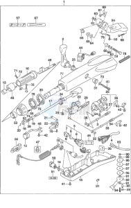 DF 40A drawing Tiller Handle