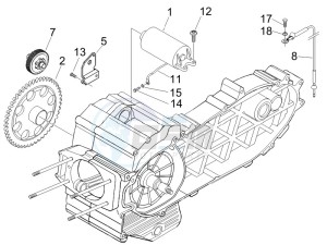 Beverly 500 2005-2006 drawing Starter - Electric starter