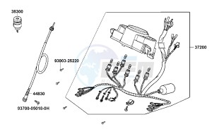 AGILITY 125cc drawing Speedometer