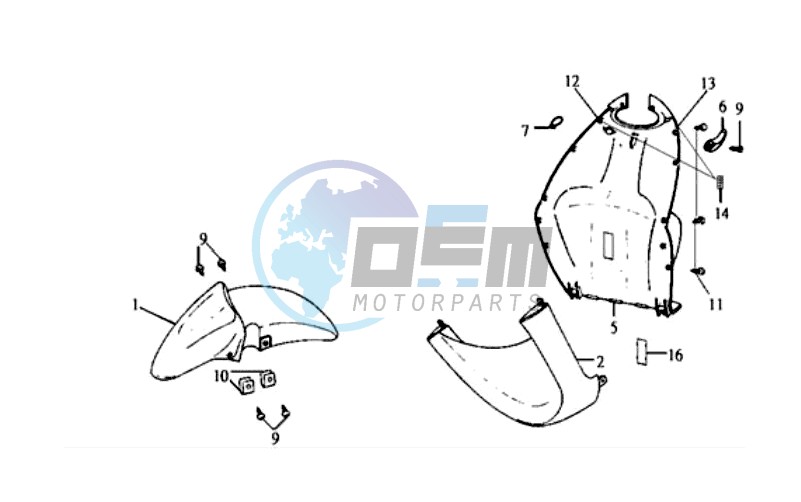 FR PLATE / FRONT FENDER