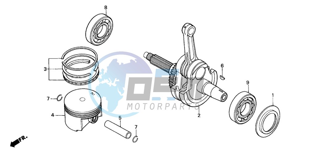 PISTON/CRANKSHAFT