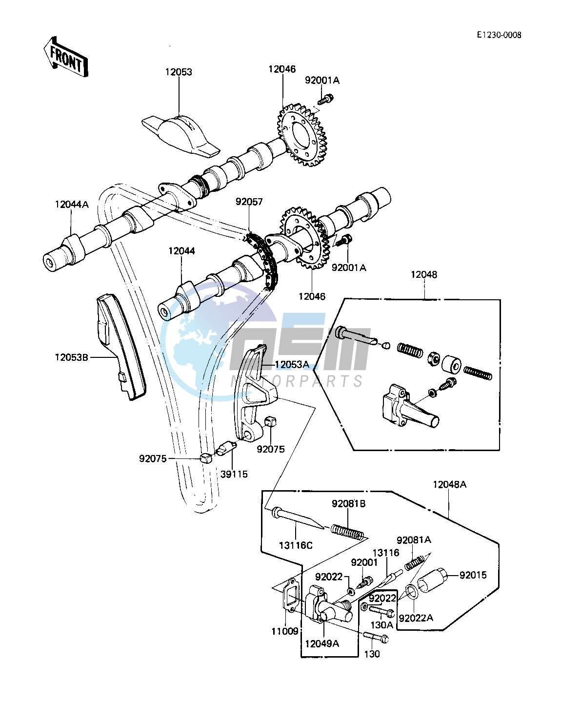 CAMSHAFTS_CHAIN_TENSIONER -- 81 -82 KZ750-E2_E3- -