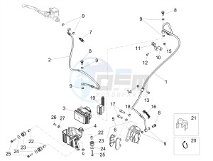 SX 125 E4 (EMEA) drawing ABS Brake system