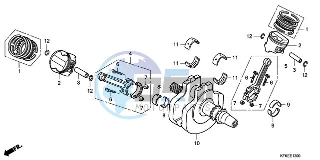 CRANKSHAFT/PISTON