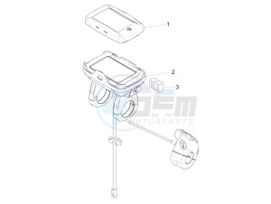 Wi-Bike Uni Deore Comfort 0 drawing Meter combination