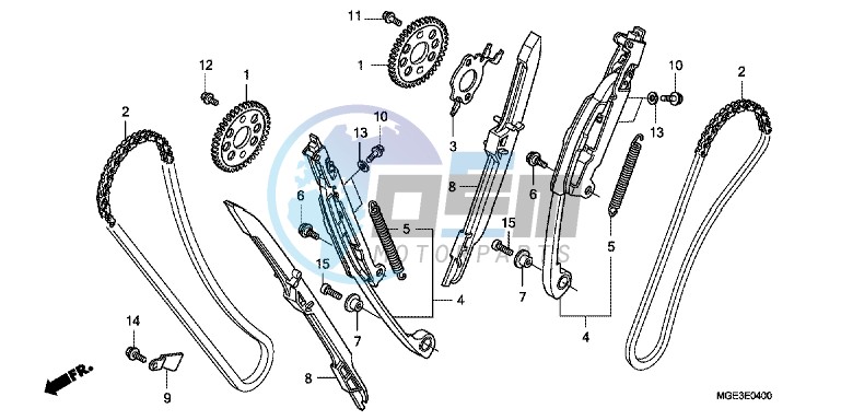 CAM CHAIN/TENSIONER