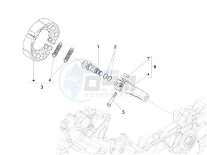 S 125 4T 3V E3 ie (APAC) (KR, RI, VT) drawing Rear brake - Brake jaw