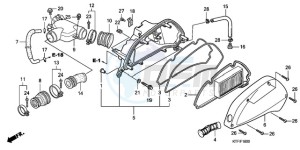 SH1259 UK - (E) drawing AIR CLEANER