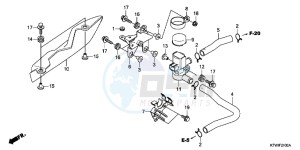 SH300C drawing AIR INJECTION VALVE