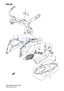 GSX1300R (E3-E28) Hayabusa drawing AIR INTAKE PIPE (MODEL K8)