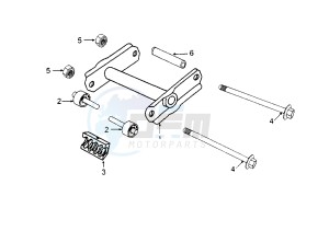 ELYSTAR TSDI - 50 cc drawing SWINGING ARM