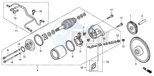 SH125S drawing STARTING MOTOR