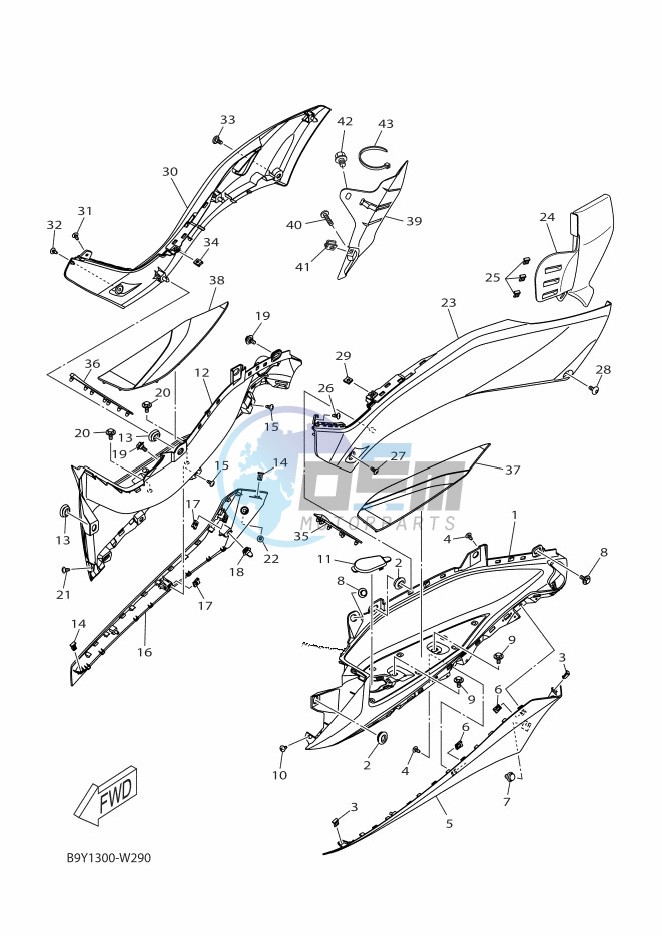 M. CYLINDER FOR DISK BRAKE