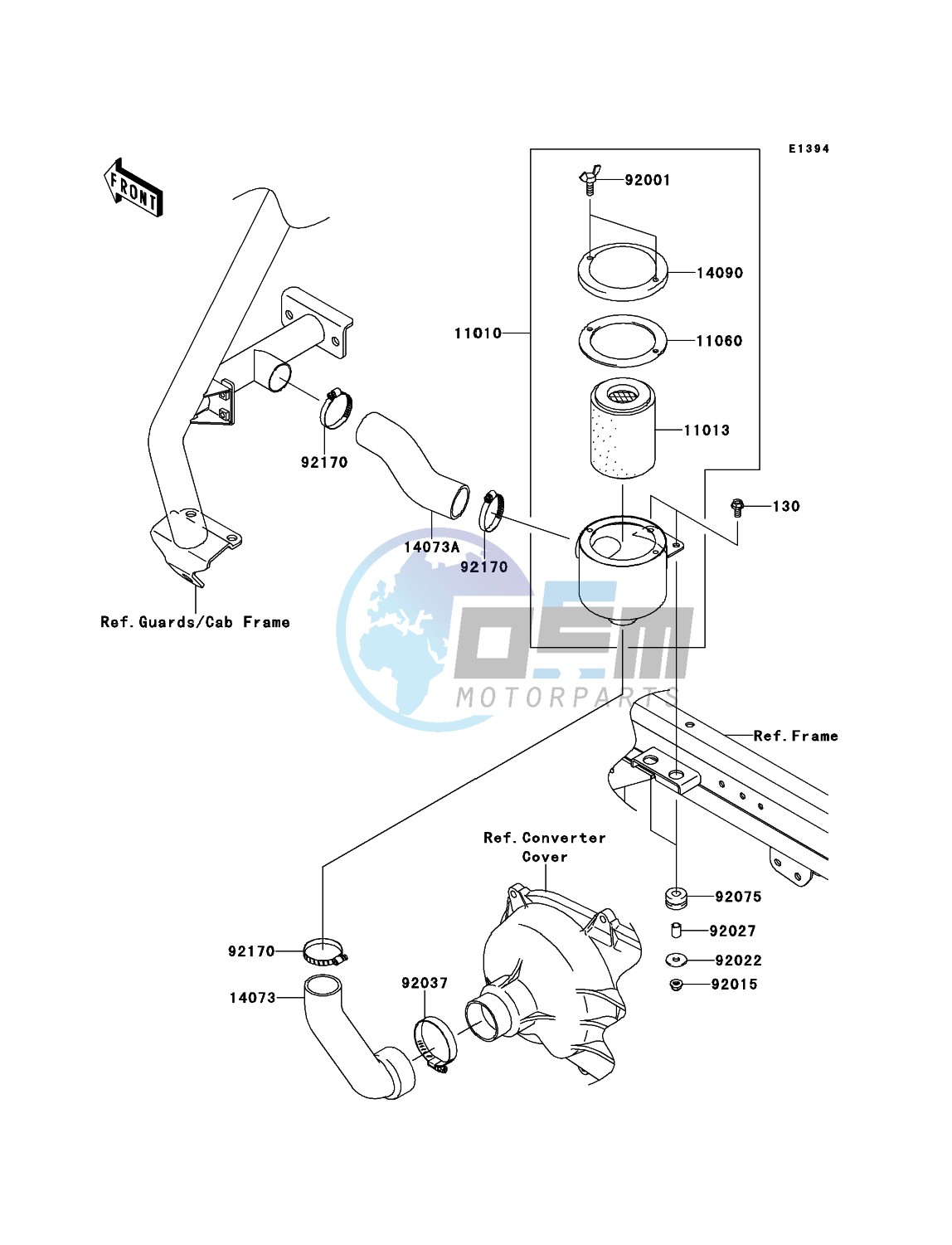 Air Cleaner-Belt Converter