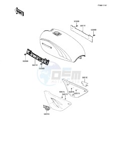 KZ 1100 L [LTD SHAFT] (L1) [LTD SHAFT] drawing LABELS