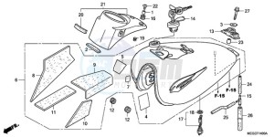 VT750C9 Europe Direct - (ED / MK) drawing FUEL TANK