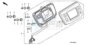 TRX500FM9 Australia - (U) drawing METER