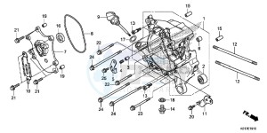 SH125ADD SH125i UK - (E) drawing RIGHT CRANKCASE